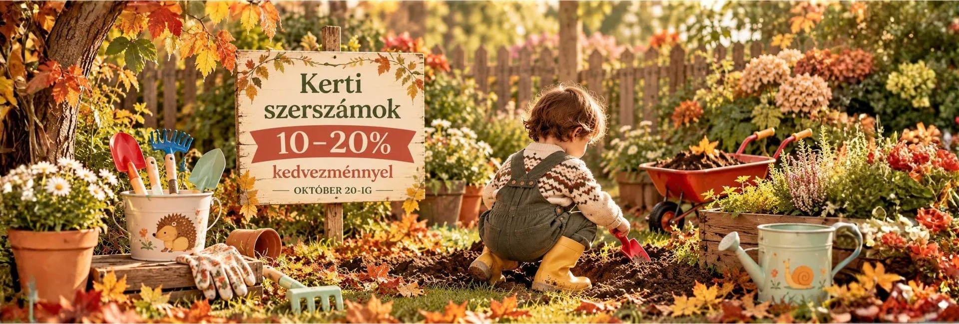 Kerti szerszámok kedvezményes áron