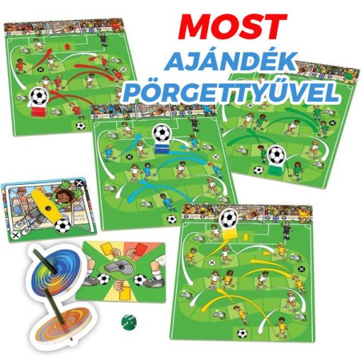 Foci társasjáték (Football game), ajándék pörgettyűvel ORCHARD TOYS OR087