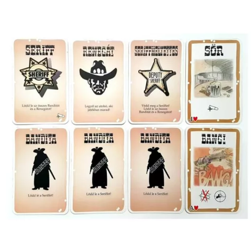 Bang kártyajáték, magyar kiadás