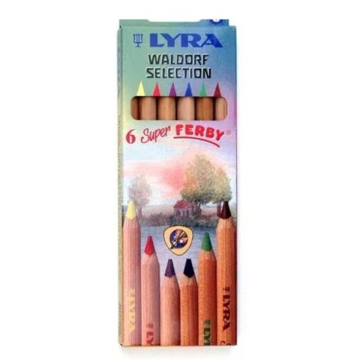 LYRA Super Ferby Waldorf  6 színű vastag ceruzakészlet          wawa