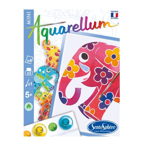 Aquarellum mini: elefánt (Sentosphere) SA6001
