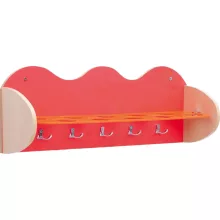 MB100 169 Fogmosópohár tartó piros,tür.tart10 szem