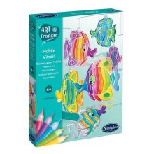 Üvegfesték forgódísz, halak - Sentosphere SA2420