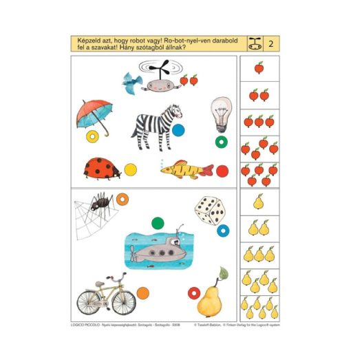 Nyelvi készségfejlesztő, szótagoló-szótagolló - LOGICO Piccolo