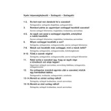 Nyelvi készségfejlesztő, szótagoló-szótagolló - LOGICO Piccolo