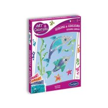 Flitteres delfinek, kreatív szett - Sentosphere SA2011