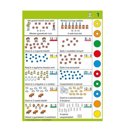 Számfogócska: szorzás és osztás 100-ig, 1. rész - LOGICO Piccolo
