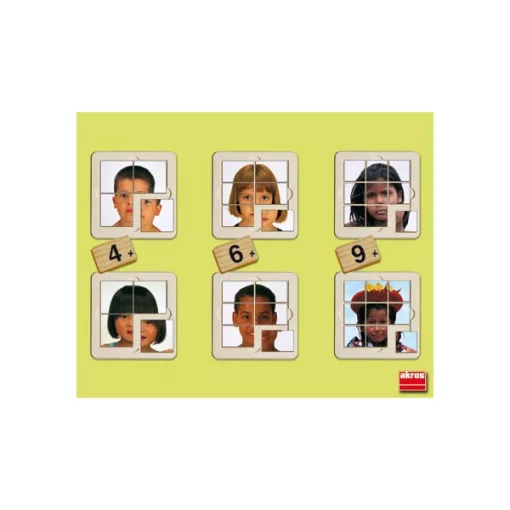 A világ gyerekei - 6 fotó-puzzle AKR 55104 KIFUTÓ Termék