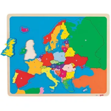 Európa puzzle: 35 db-os (GOKI) GK57509