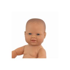   Baba: európai lány, haj nélkül, 40 cm-es, vízálló (MINILAND) ML31002