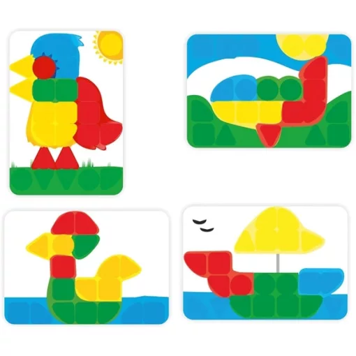 Óriás Coloredo pötyi készlet: mini szett, 32 db-os, 39 mm-es, MINILAND Superpegs ML95083