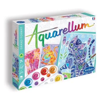 Aquarellum: macskás, nagy (Sentosphere) SA6280
