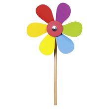 Szélforgó virág: színes szirmokkal 1db (Goki)