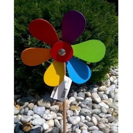 Szélforgó virág: színes szirmokkal 1db (Goki)