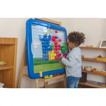   Óriás fali tábla Coloredo pötyihez, 84x70 cm-es, MINILAND Superpegs ML95070