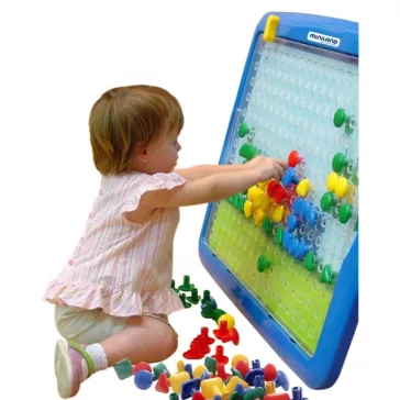   Óriás fali tábla Coloredo pötyihez, 84x70 cm-es, MINILAND Superpegs ML95070