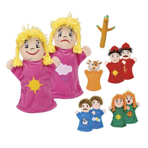 Érzelmek - szemléltető bábokkal, Akros, AKR64001