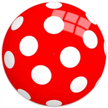 Labda pöttyös 18 cm