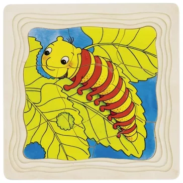 Réteg-puzzle: pillangó fejlődése (GOKI) GK57523
