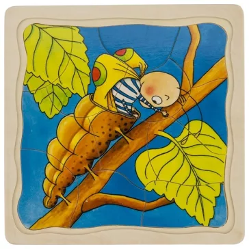 Réteg-puzzle: pillangó fejlődése (GOKI) GK57523