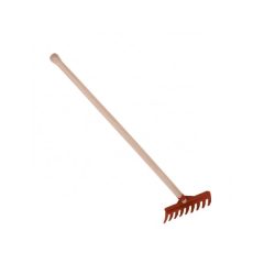 Gereblye 60 cm-es nyéllel - PIROS, fém