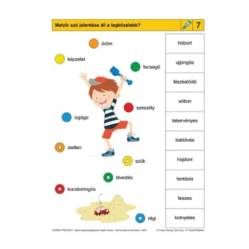   Nyelvi kreatív, szinonímák és ellentétek - LOGICO Piccolo