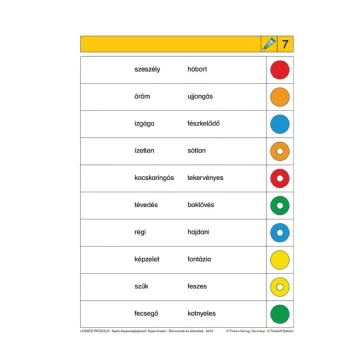   Nyelvi kreatív, szinonímák és ellentétek - LOGICO Piccolo