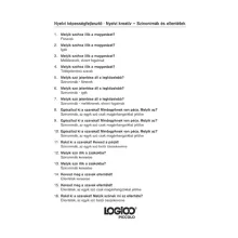 Nyelvi kreatív, szinonímák és ellentétek - LOGICO Piccolo