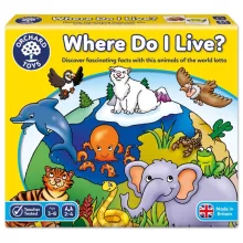 Hol laknak az állatok? (Where Do I Live?), ORCHARD TOYS OR069