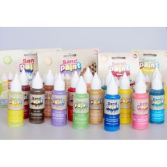   Homokfestő szett 5 dekorációs színnel Sand Paint deco WB180-002 5+