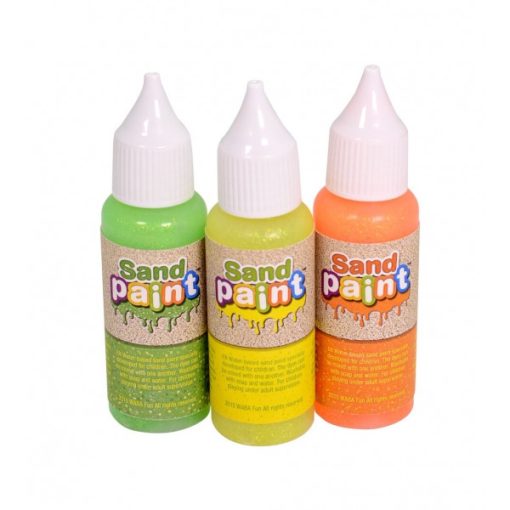 Homokfestő szett - neon glitter, Sand Paint WB180-004 5+