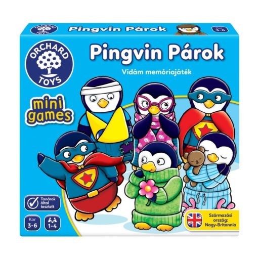 Pingvinpárosító / Pingvin párok (Penguin Pairs), ORCHARD TOYS OR351