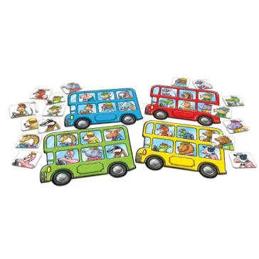  Kisbusz lottó (Little Bus Lotto) Kisbusz bingó (ORCHARD TOYS) OR355