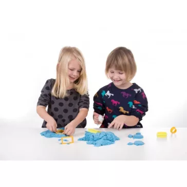 Mozgó homok 2.27 kg kék Kinetic Sand WB150-603 3+