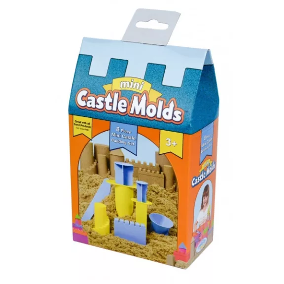 Mini várépítő szett - Mini Castle Molds, 8db-os, WB192-201 3+