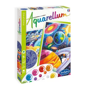   Aquarellum: kozmosz, foszforeszkáló, nagy (Sentosphere) SA6413