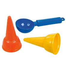 Fagylaltos készlet homokozóba (2 tölcsér,1 kanál)