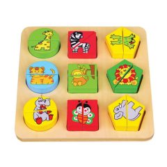 Formalap Vadállatos,  színes képekkel (18 db-os)