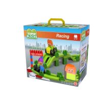 SuperBlocks autóversenypálya: 70 db-os, 2 autóval (MINILAND) ML32345