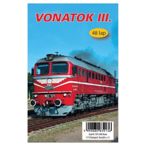 Kártya - Vonatok  III., 48 lapos