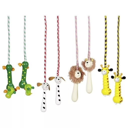 Ugrálókötél: állatos fogóval (GOKI) GK63958