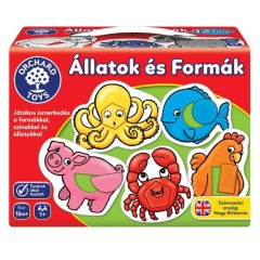   Állatok és alakzatok - Formakereső / Állatok és formák (Animal Shapes), ORCHARD TOYS OR021