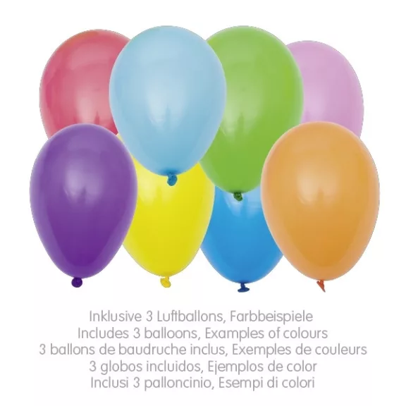 Kishajó lufi hajtással fából, 3 lufival (GOKI) GK63916