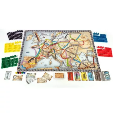 Ticket to Ride Európa Vasúti kalandok társasjáték