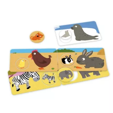 Anyaállatok és kicsinyeik puzzle, NA31401 2+