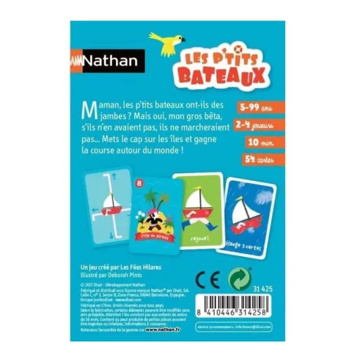 Csónakok futóversenye, kártyajáték, NA31425 5+