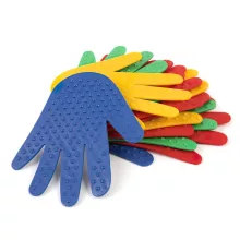 Kéz szett 6 pár 6 szín, 12 db 15x15 cm gyerek kéz