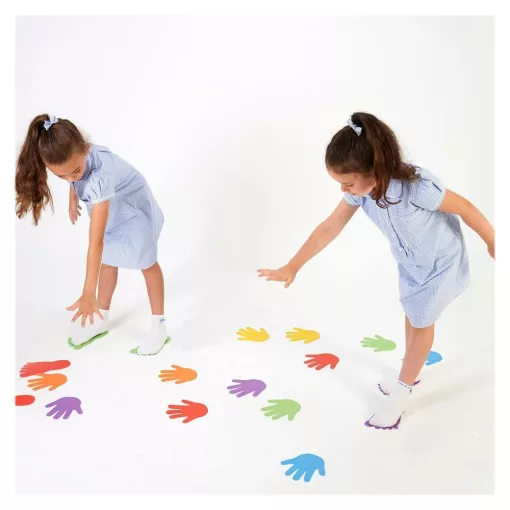 Kéz szett 6 pár 6 szín, 12 db 15x15 cm gyerek kéz