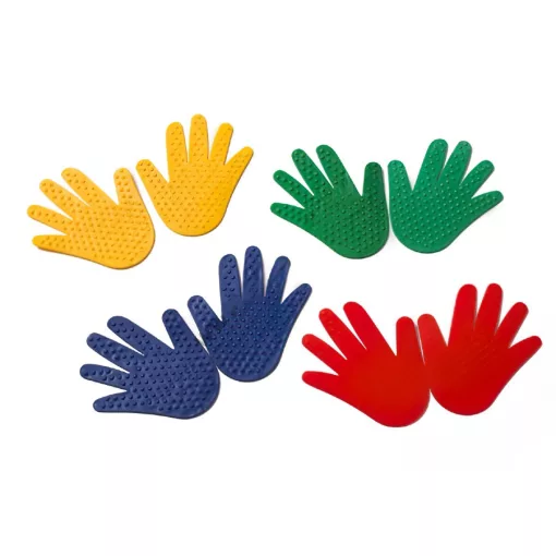 Kéz szett 6 pár 6 szín, 12 db 15x15 cm gyerek kéz