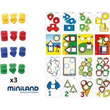 Csavaros játék dobozos, óvodai készlet, MINILAND, ML31759